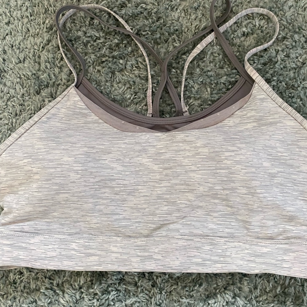 Strappy sports bra